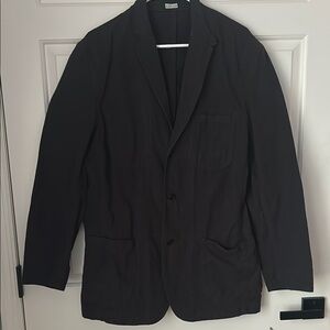 J. Crew Men's Black Blazer with Corduroy Fabric and Classic Lapel, size Large🌿
